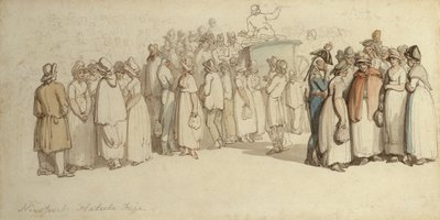 Newport Statute Fair by Thomas Rowlandson